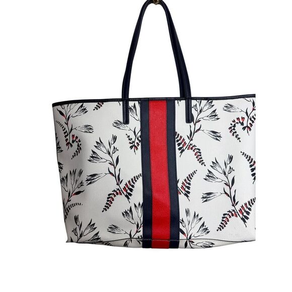 Tory Burch Floral Print Kerrington Tote - Picture 6 of 10